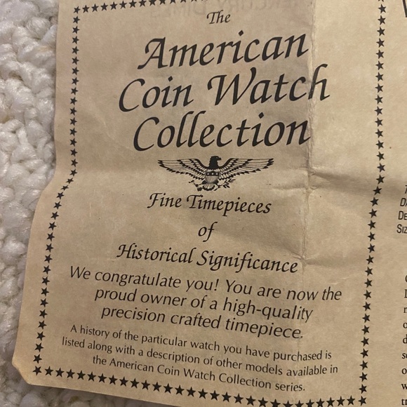 1944 mercury dime gold picket watch - Picture 5 of 6